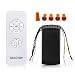 QIACHIP Universal Ceiling Fan and Lights Wireless Remote Control Kit for Ceiling Fan Lights ,White and black ,1 pack