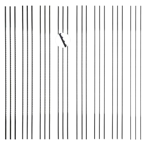 24 Stück Laubsägeblatt Dekupiersägeblatt 130 mm Laubsäge Laubblatt Juweliersäge Laubsäge Spirallaubsägeblätter Laubsägeblätter Set Nr. 1/2/3/4/5/6/7/8 für Holz Kunststoff Metall Laubsäge Set