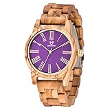 Einzigartige Eleganz:Die Kombination der holzuhr damen und herren mit dem Uhrarmband vereint sich zu einem modernen und zugleich minimalistischen Look und macht diese damen herren holzuhr zu einem unserer beliebtesten Designs in unserer Kollektion.