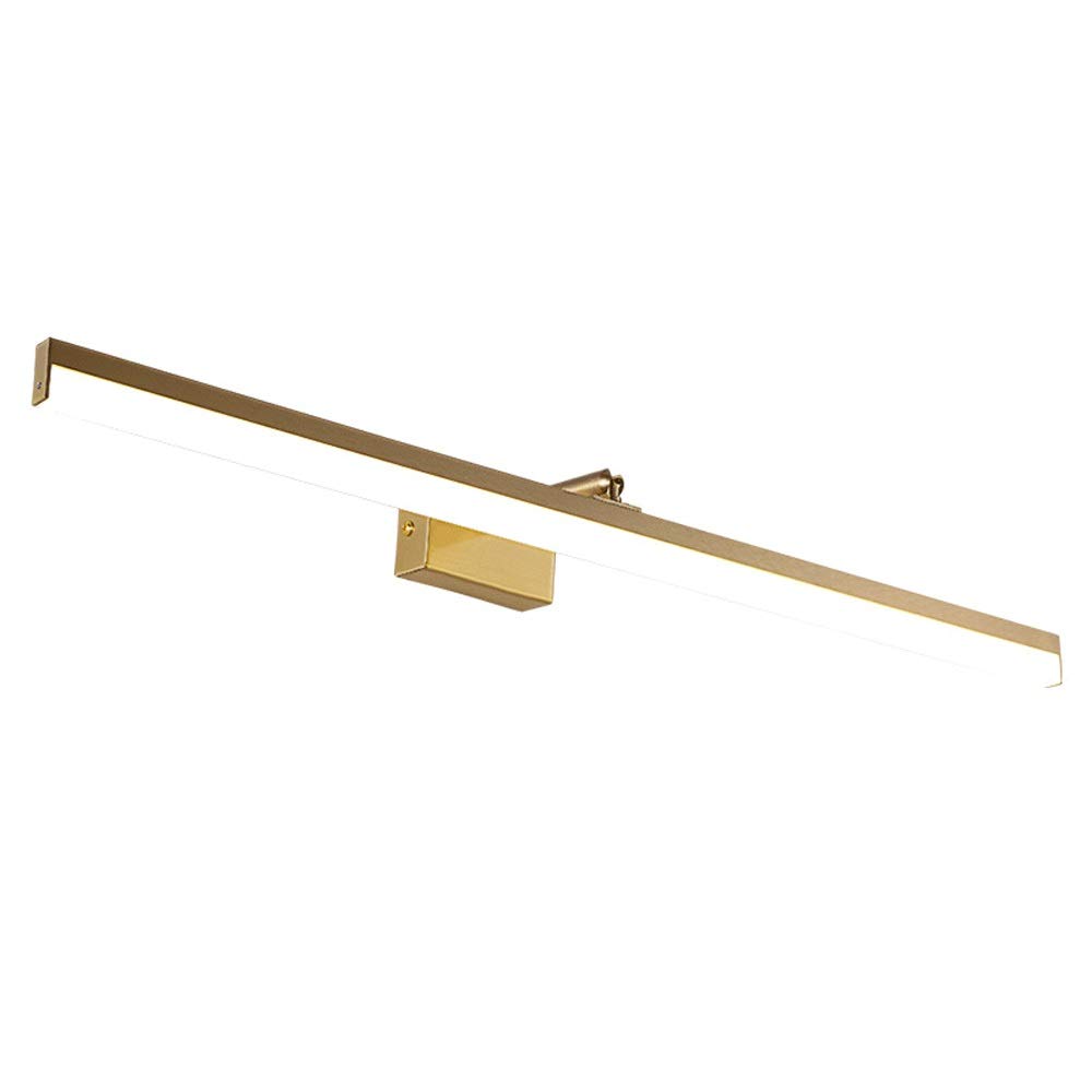 Lampada da Parete da Bagno LED Trucco Specchio luci in Ottone Picture Lampada rifinita ribaltamento del Bagno, 3 modalità di Illuminazione a Colori Funzione di Memoria [Energia Classe A ++]