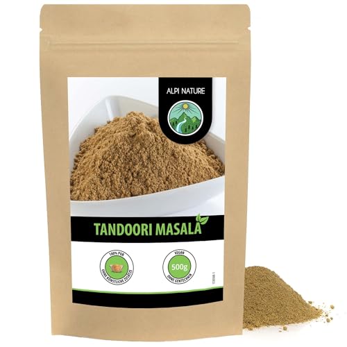 Alpi Nature Tandoori Masala en Polvo 500g, Mezcla de Especias Tandoori Masala, Especias Indias