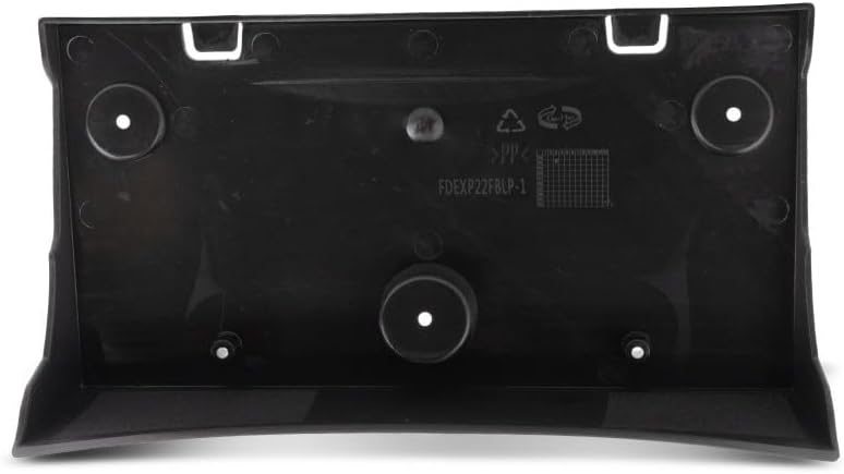 KarParts360 For Ford Expedition 2022 2023 2024 Bumper License Bracket Front | Polypropylene | Glass Fiber | Exclude Timberline Replacement For FO1068194 | NL1Z-17A385-AA