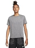 Nike Men's Dri-FIT Run Division T-Shirt, Gray Black, US Large
