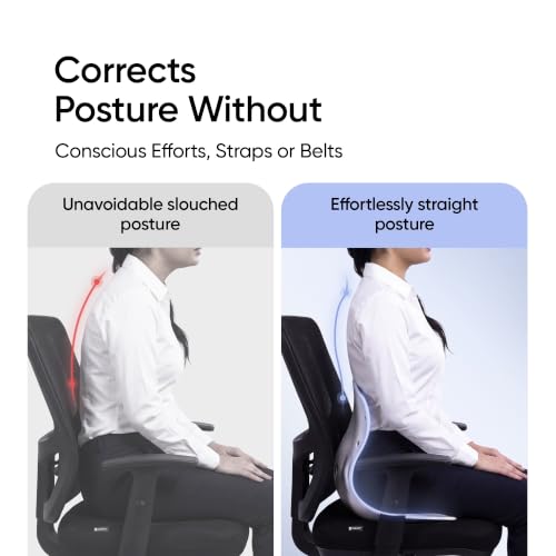Image of Frido Orthotics Posture Corrector Seat for Back Support, Ergonomic Posture Correction Seat Cushion, Helps Relieve Back & Tailbone Pain, Supports Spine Alignment, Fits Most Chairs, Sofas & Car Seats