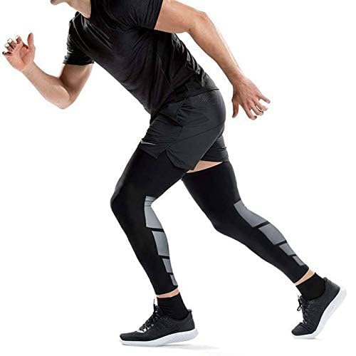 Image of NEVER QUIT 1 Pair Calf Compression Sleeve for Men and Women - Calf Compression Socks for Running Calf Pain Relief Leg Support Sleeve for Runners Cycling