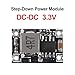 AITRIP 10PCS DC-DC Power Supply Module Adjustable Voltage Regulator Module 5V-30V to 3.3V 5V 9V 12V 3A for Car Motorcycle Battery Charging (3.3V)