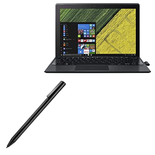 BoxWave Stylus Pen Compatible with Acer Switch 3 - ActiveStudio Active Stylus 2019, Electronic Stylus with Ultra Fine Tip - Jet Black