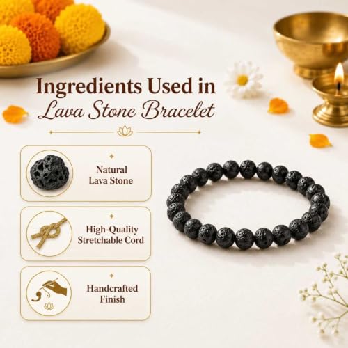 Image of Beaded Bracelet for Men & Women | Stretchable Handmade Prayer Meditation Yoga Wrist Bracelet | Stylish Everyday Wear | Free Size