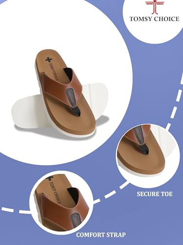 Image of EVA Flip Flops for Men | Soft & Lightweight EVA Sole | Comfortable Slippers for Indoor & Outdoor Use