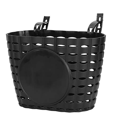 Kids Bike Basket, Plastic Front Hanging Basket, Storage Box for Boys and Girls, Detachable Bike Handlebar Basket