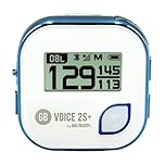 GolfBuddy Clip on Voice 2 Golf Navigation GPS for Hat/GPS and Laser Rangefinder, 14 Hours Battery Life, Water Resistant with Lifetime Free Courses and Software Updates,White/Navy