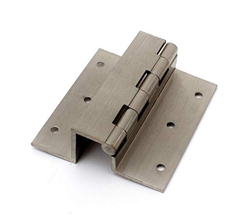 Image of Brass W Hinges 3 INCH Pack of 12 PCS (Silver Matte Finish)