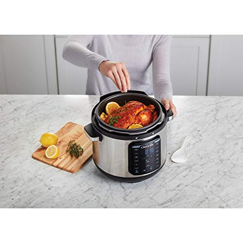 Crockpot SCCPPC800V1 8Quart MultiUse XL Express Crock Programmable Slow Cooker with Manual