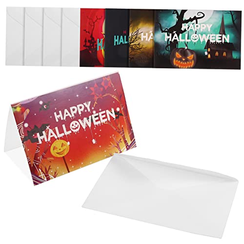 Cartes de bénédiction festives d'Halloween et enveloppes Cabilock 48x