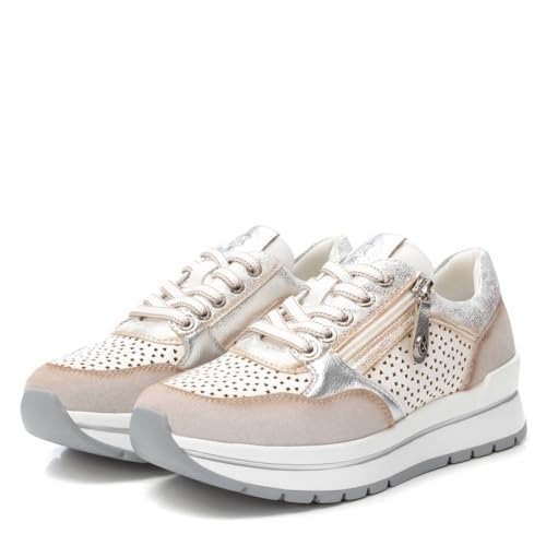 Xti Para Mujer. 14372901-BLANCO Zapatillas 143729 Blanco (37), Plano, Cordones, Casual - 6