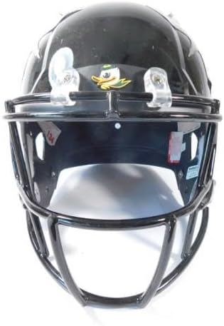 2013 Oregon Ducks Team Issued Riddell Large Football Helmet COA AA0113420 - Unsigned NFL Game Used Helmets