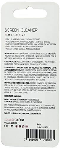 Limpa Telas - Screen Cleaner, Océane, Azul