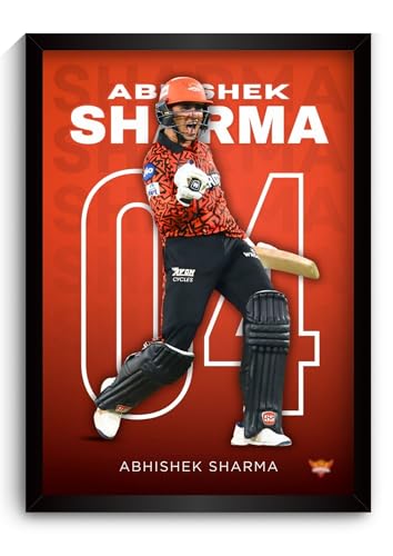Image of Funk You Store Poster | Framed F1 Car A4 Sized (31 x 23 cm) | F1 Poster | Car Posters for Wall, Gift for Boys, Formula 1 Frames | Formula 1 Frame (Abhishek Sharma SRH)