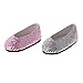 Generic 2 Paia di Scarpe con Paillettes per Bambole Wellie Wisher da 14 Pollici