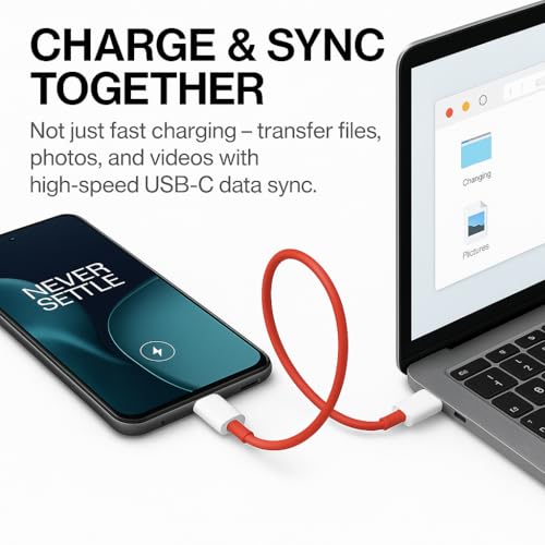 Image of 65W Charging Cable Type-C to Type-C for OnePlus 10T 5G New /Nord 2T 5G /10R 5G /10 Pro 5G /Nord CE 2 5G /Nord CE 2 Lite 5G /9 Warp Charger Cable,1m,Red