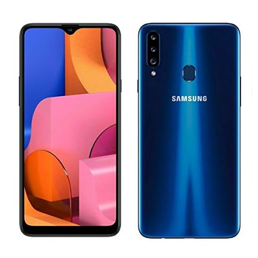 Samsung Galaxy A20s, A207M, 32GB, GSM, Unlocked Phone, Dual-SIM, Blue