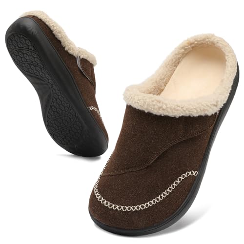 relxfeet Men's Wide Diabetic Slippers