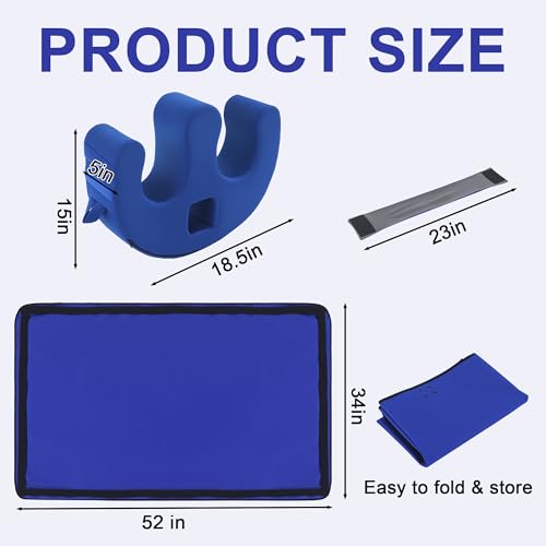 BALAPET 2PCS Bedridden Patient Care Kit, Positioning Bed Pad with Handles & Leg Elevation Turning Pillow, Elderly Nursing Aid Set for Bedridden, Seniors, Surgery Recovery,Home Hospital Care - Image 3