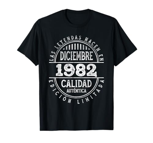 Las Leyendas nacen en Diciembre de 1982 - 41 Años Cumpleaños Camiseta