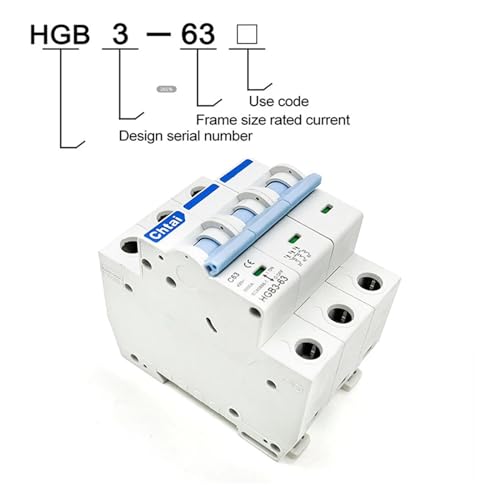 Disjoncteur miniature 25A 4P 6kA Type C pour tableau triphasé 400V - 6