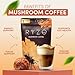 RYZE SUPERFOODS Ultimate Energy Bundle, USDA Organic Mushroom Coffee & Mushroom Matcha + Probiotic Creamer with 6 Adaptogenic Mushrooms for Better Energy, Focus, Digestion, Immunity, 30 serving each