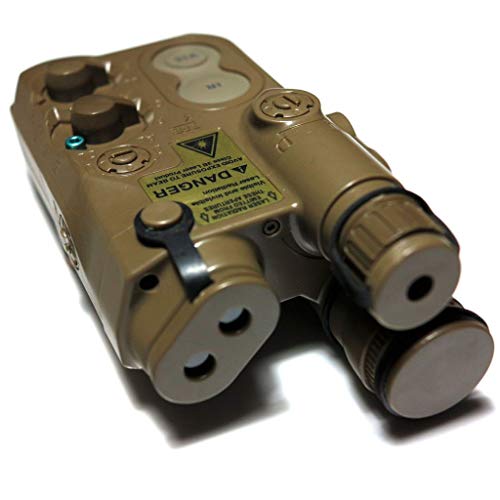 Airsoft Gear Parts Accessories PEQ-16 Style Battery Case Box with RIS Mount Dark Earth Brown