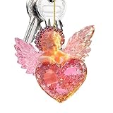 Ingénieusement fabriqués: faits avec du matériel acrylique de haute qualité, les ornements d'anges sont magnifiquement conçus avec une transparence exceptionnelle, une belle fabrication robuste et une forte résistance. Cela assure la durabilité et la longévité, ce qui en fait un ajout étonnant à votre décoration intérieure qui résistera à l'épreuve du temps