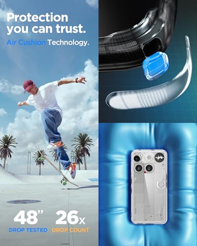 Image of Spigen Ultra Hybrid | Nothing Phone (3) Case [Transparent] [Air Cushion Protection] Nothing Phone 3 Back Cover | TPU+PC - Crystal Clear
