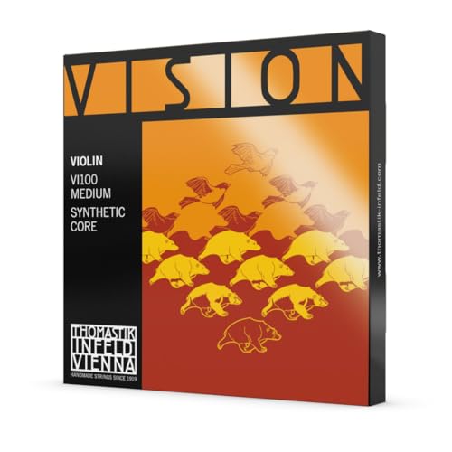 Thomastik-Infeld Vision Violin Strings Set - Advanced Synthetic Core for Smooth Bowing and a Quick Response - String Set Includes VI01 VI02 VI03A VI04 - Dynamic Range - Made in Vienna by Thomastik-Infeld - Image 2