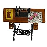 El paquete incluye: 1 máquina de coser vintage en miniatura.