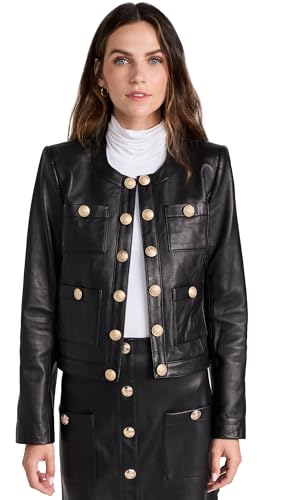 L'AGENCE Women's Jayde Collarless Jacket
