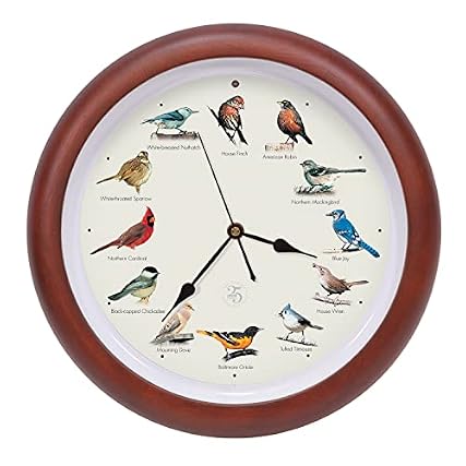 Mark Feldstein & Associates The Original Singing Bird Clock 25 th Anniversary Edition ( 13 Inch