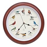 Mark Feldstein, The Original Singing Bird Clock, 25th Anniversary Edition, 13 Inch, Premium Cherry