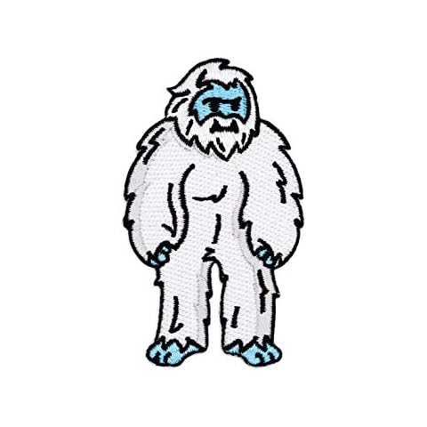 Winks For Days Yeti Abominable Snowman Monster Embroidered Iron-On Patch Cover