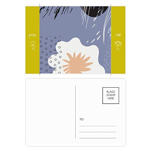 Cartes postales plantes violettes DIYthinker pour correspondance et remerciements