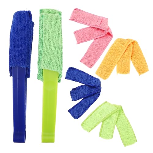 Hemobllo 1 Ensemble Outil de Nettoyage pour Stores Kit de Brosse à Nettoyer pour Fenêtres et Climatiseurs Duster Réutilisable pour Voitures et Ventilateurs Pratique