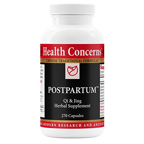 Image of Health Concerns Postpartum – Recovery Support & Women's Hormonal Balance – Uterine Cleansing – Chinese Herbal Supplement for After Childbirth, Miscarriage or Surgery – 270 Capsules