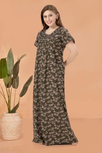 Image of Soulemo Women's Alpine Blended Printed Nighty 1635