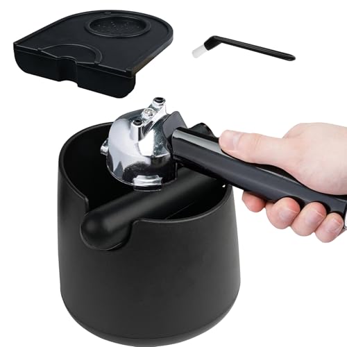 5 Inch Espresso Knock Box Shock-Absorbent Coffee Knock Box with