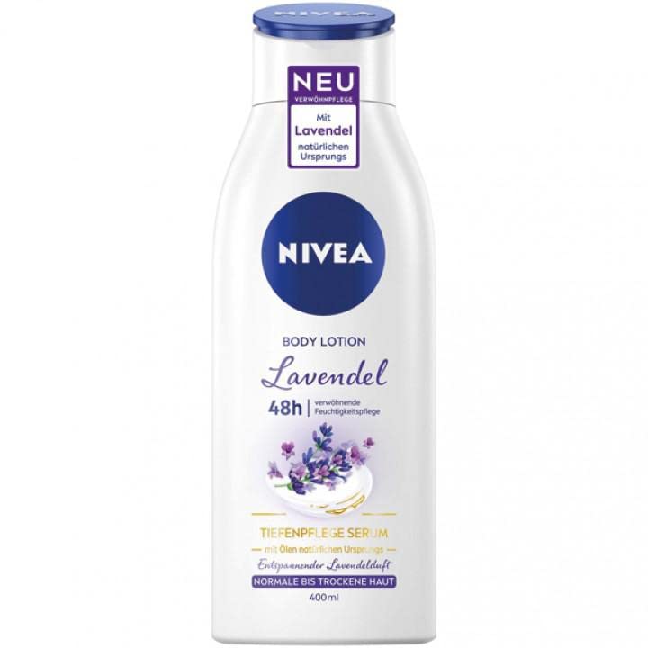 6er Pack - Nivea Body Lotion - Lavendel - 400ml