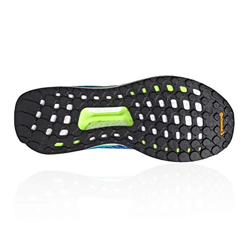Image of adidas Men's Solarboost 19 Road Running Shoe, Glory Blue /Footwear White /Signal Green, 8.5 UK