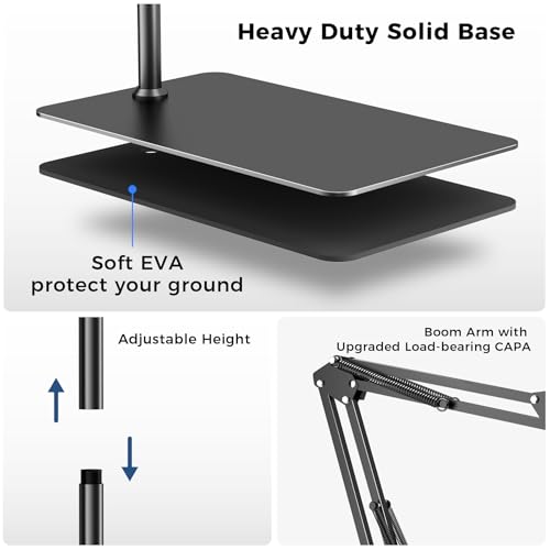 Soporte magnético para teléfono de cama con brazo de suelo ajustable 6