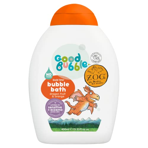 Good Bubble Zog Bubble Bath with Dragon Fruit & Orange – Baby Bubble Bath for Sensitive & Eczema-Prone Skin – Vegan…