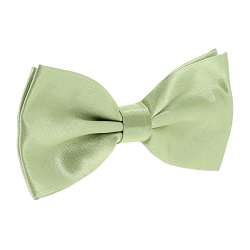 cravateSlim Noeud Papillon Vert amande - Noeud Papillon Homme Couleur Uni - Accessoire Chemise et Costume - Mariage, Cérémonie