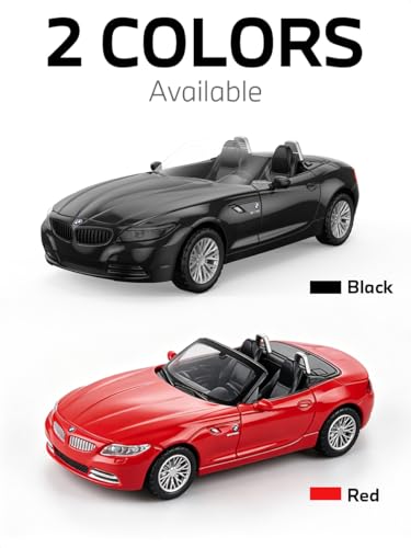RASTAR Modelo de Auto BMW Z4 Diecast 1:43 Negro miniatura 4